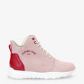 Jayla sneakers de piel con forro interior de piel. rosa