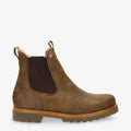 Burton Igloo botines de piel con forro interior de pelo natural. marron